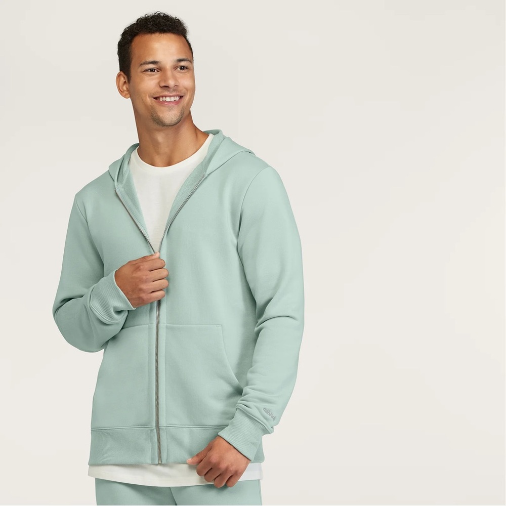 Allbirds Men's Anytime Full Zip Hoodie - Bark Grey